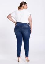Calça Plus Size Jeans Skinny Cintura Média Lunender 20799 Calça Plus Size Jeans Skinny Cintura Média Lunender 20799