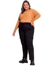 Calça Plus Size Jogger Cargo S01410