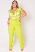 Calça Plus Size Nó Na Barra Calça Plus Size Nó Na Barra