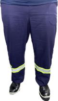 Calça Plus Size REFORÇADA de Brim Pesado com Faixa Refletivo Uniforme Profissional de Trabalho Sinalização Para Industria Pedreiro Calça Plus Size REFORÇADA de Brim Pesado com Faixa Refletivo Uniforme Profissional de Trabalho Sinalização Para Industria Pedreiro