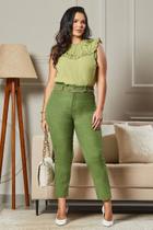 Calça Plus Size Verde - Mari Savannah