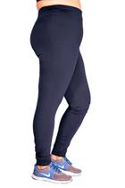 Calça Plus Size Wolfox Academia Ou Dia A Dia Cintura Alta Feminina