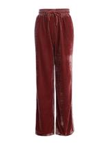 Calça Plush Reta Feminina ROSA Calça Plush Reta Feminina ROSA