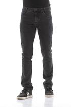 Calça Preta Arauto Masculina Slim Marmorizada Calça Preta Arauto Masculina Slim Marmorizada