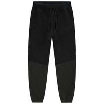 Calça Preta e Verde Moletom Calça Preta e Verde Moletom