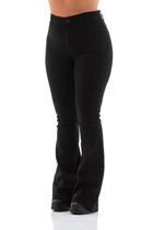 Calça Preta Feminina Arauto Hot Flare