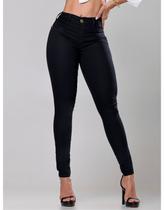 Calça Preta Feminina Cintura Alta Ri19 Original Levanta Bumbum Com Lycra Calça Preta Feminina Cintura Alta Ri19 Original Levanta Bumbum Com Lycra