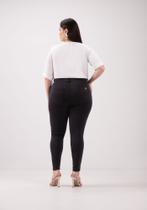 Calça preta jeans plus size fit for me lunender 0080j