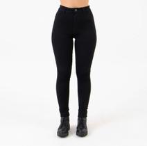 Calça Preta Linho com Zipper