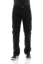 Calça Preta Masculina Arauto Confort Cargo