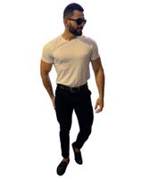 Calça Preta Masculina Modelo Alfaiataria