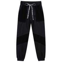 Calça Preta Nylon com Tela Calça Preta Nylon com Tela