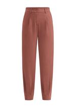 Calça PRETTYGARDEN 2025 Cintura Alta Tornozelo Vermelho Ferrugem P Calça PRETTYGARDEN 2025 Cintura Alta Tornozelo Vermelho Ferrugem P
