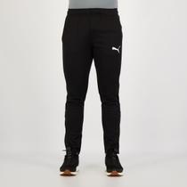 Calça Puma Active Tricot Preta e Branca