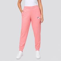 Calça Puma Ess Nature 2.0 Comfort Graphic Feminina Rosa Calça Puma Ess Nature 2.0 Comfort Graphic Feminina Rosa