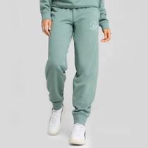 Calça Puma ESS Script Comfort Feminna Verde