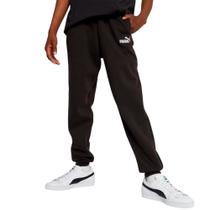Calça Puma Essentials NO. 1 Logo Juvenil - Preto 9-10
