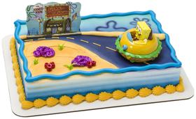 Calça quadrada Cake Topper DecoSet SpongeBob Krabby Patty