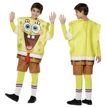 Calça Quadrada Infantil Bob Esponja - Tamanho L - Costume InSpirit Designs