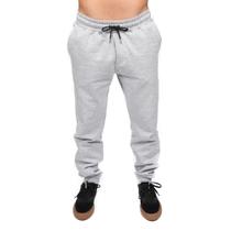 Calça Quiksilver Moletom Essentials Masculina Cinza Mescla