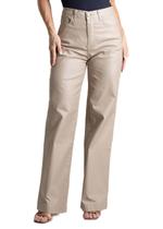 Calça Resinada Sawary Wide Leg -282687 - bege 44