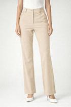 Calça Reta Alma Feminina Cintura Alta Sofisticada Cores:BegeTamanhos:38 Calça Reta Alma Feminina Cintura Alta Sofisticada Cores:BegeTamanhos:38