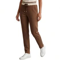 Calça Reta Com Cordão Feminina Facinelli - 40353 Calça Reta Com Cordão Feminina Facinelli - 40353