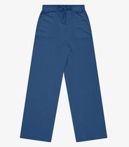 Calça Reta Feminina Em Malhão Fruit Rovitex Azul Calça Reta Feminina Em Malhão Fruit Rovitex Azul