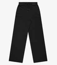 Calça Reta Feminina Em Malhão Fruit Rovitex Preto Calça Reta Feminina Em Malhão Fruit Rovitex Preto