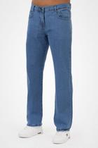 Calça Reta Jeans Medio - ATTITUDE