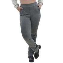 Calça reta Peluciada com bolso Dicors Calça reta Peluciada com bolso Dicors