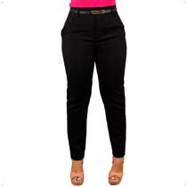 Calça Reta Skinny Linho Feminina Cintura Alta Com Bolso Frente Ziper Moda Lançamento Confortável Calça Reta Skinny Linho Feminina Cintura Alta Com Bolso Frente Ziper Moda Lançamento Confortável
