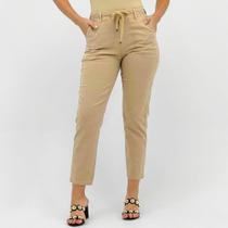 Calça Reverso em Sarja Jogging Feminina Calça Reverso em Sarja Jogging Feminina