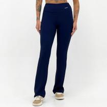 Calça Rosa Bella Flare Canelada Feminina Calça Rosa Bella Flare Canelada Feminina
