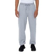 Calça RVCA Moletom Nore Track Masculina Cinza Mescla