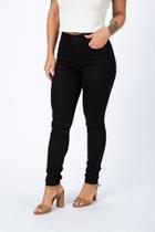 Calça safira skinny flor de lis