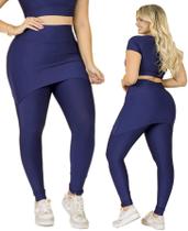 Calça Saia Legging Fitness Moda Evangélica Academia The Start Suplex Treino