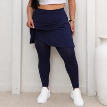 Calça saia traçada plus size modesta do G1 ao G3 LEGGING SAIA 2026 Roupa de inverno para academia Calça saia traçada plus size modesta do G1 ao G3 LEGGING SAIA 2026 Roupa de inverno para academia