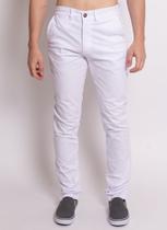 Calça Sarja Aleatory Bolso Faca Branca Calça Sarja Aleatory Bolso Faca Branca