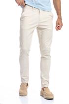 Calça Sarja Chino Slim Premium Arrow - Off White