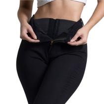 Calça Sarja Com Cinta Modeladora Boot Cut Feminina Sawary - 265064 Calça Sarja Com Cinta Modeladora Boot Cut Feminina Sawary - 265064