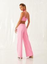 Calca sarja comfort open feminino