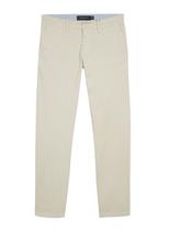 Calca Sarja Concept Chino Cinza Claro - Individual