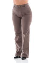 Calça Sarja Feminina Arauto Wide Leg Color