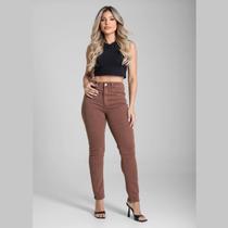Calça Sarja Feminina Sawary Push Up 282612 MARROM Calça Sarja Feminina Sawary Push Up 282612 MARROM