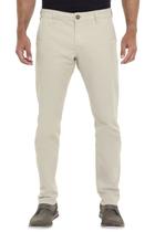 Calça Sarja Hangar 33 Slim Chino Bege System