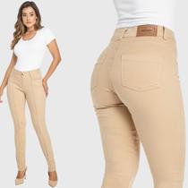 Calça Sarja HNO Jeans Skinny Color Bege Calça Sarja HNO Jeans Skinny Color Bege