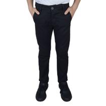 Calça Sarja Infantil Masculina King&Joe Sarja Slim Preta Calça Sarja Infantil Masculina King&Joe Sarja Slim Preta