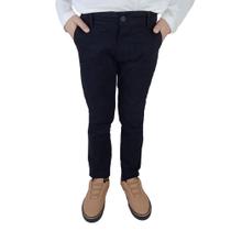 Calça Sarja Infanto Juvenil Masculina KingJoe Slim Preta CL0011 Calça Sarja Infanto Juvenil Masculina KingJoe Slim Preta CL0011