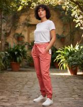 Calça sarja jogging com cadarço lunender 67305